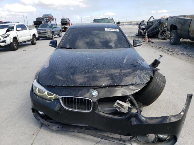 WBA4J1C56KBU67374 - 2019 BMW 430I GRAN COUPE BLACK photo 5