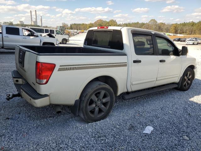 1N6BA0EK3CN303925 - 2012 NISSAN TITAN S WHITE photo 3