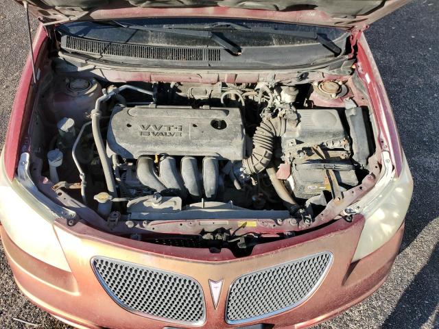 5Y2SL63835Z479862 - 2005 PONTIAC VIBE RED photo 11