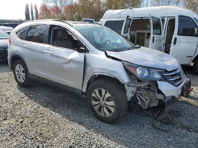 2HKRM4H76EH679741 - 2014 HONDA CR-V EXL SILVER photo 4