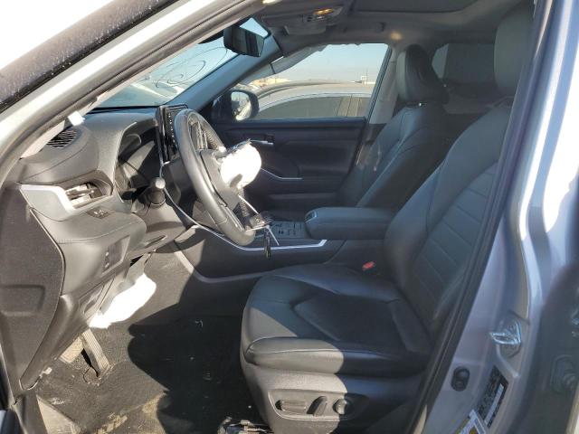 5TDHZRBH3LS519349 - 2020 TOYOTA HIGHLANDER XLE GRAY photo 7