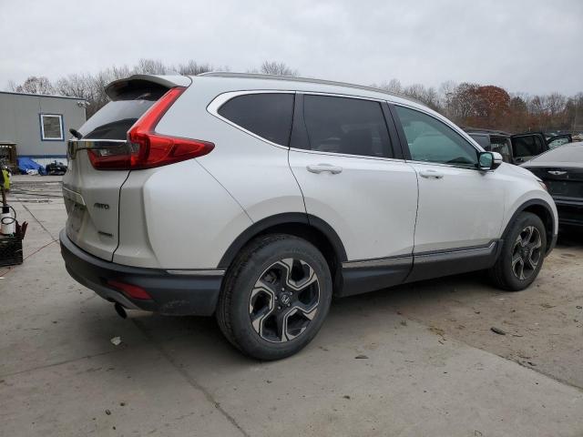 2HKRW2H95KH639260 - 2019 HONDA CR-V TOURING WHITE photo 3