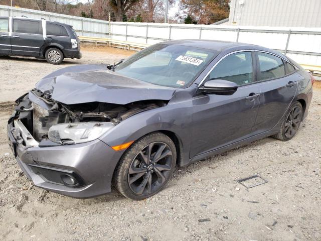 2HGFC2F87LH600168 - 2020 HONDA CIVIC SPORT ნაცრისფერი ფოტო 1