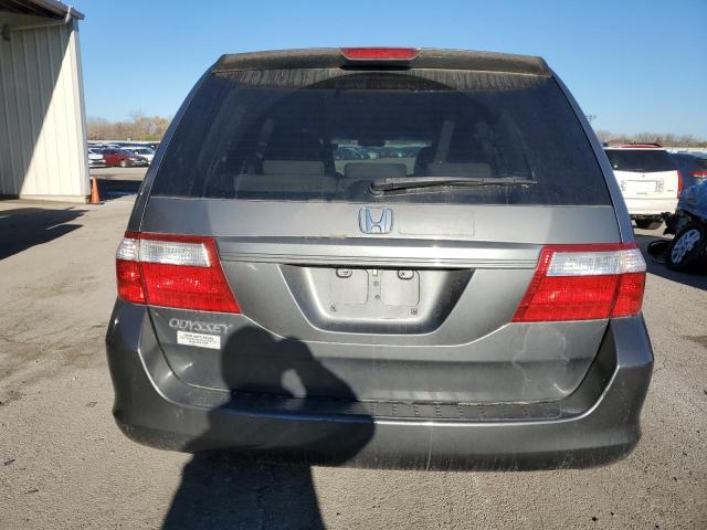 5FNRL38407B103289 - 2007 HONDA ODYSSEY EX GRAY photo 6