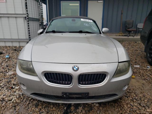 4USBT33575LR70694 - 2005 BMW Z4 2.5 SILVER photo 5