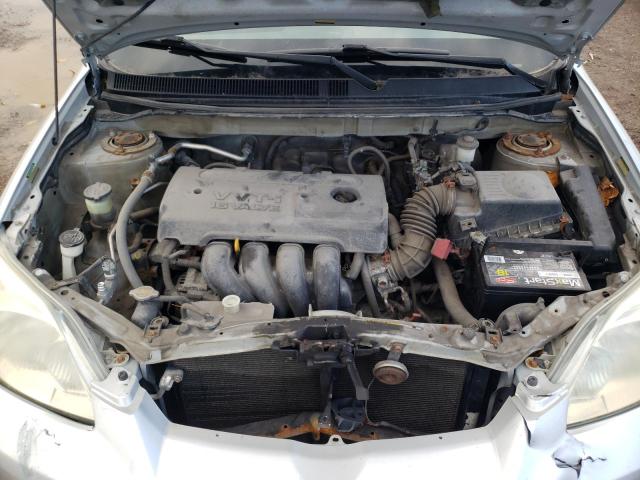 2T1KR32E85C872514 - 2005 TOYOTA COROLLA MA XR SILVER photo 11