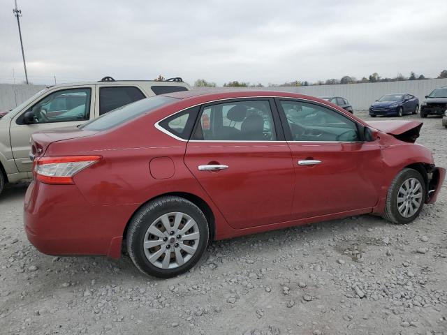 3N1AB7AP8EY227990 - 2014 NISSAN SENTRA S MAROON photo 3