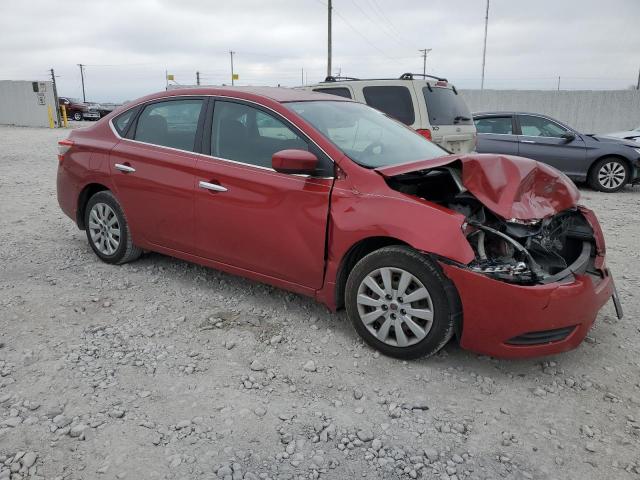 3N1AB7AP8EY227990 - 2014 NISSAN SENTRA S MAROON photo 4