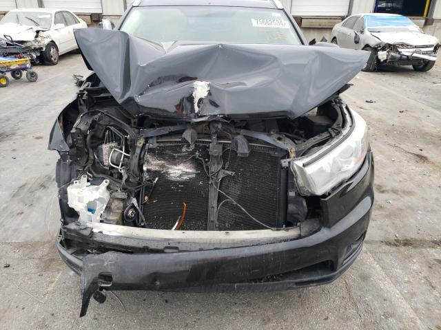 5TDKKRFH2GS501032 - 2016 TOYOTA HIGHLANDER XLE BLACK photo 12