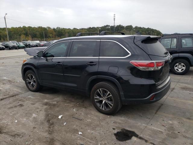 5TDKKRFH2GS501032 - 2016 TOYOTA HIGHLANDER XLE BLACK photo 2