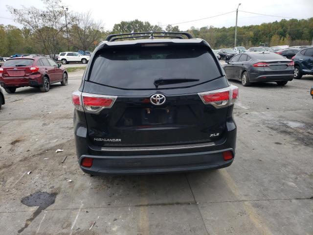 5TDKKRFH2GS501032 - 2016 TOYOTA HIGHLANDER XLE BLACK photo 6