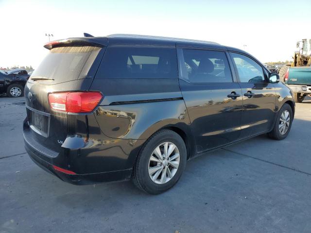 KNDMB5C18G6197908 - 2016 KIA SEDONA LX BLACK photo 3