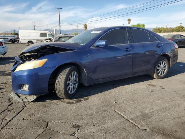 4T1BK3EK9AU608801 - 2010 TOYOTA CAMRY SE BLUE photo 1