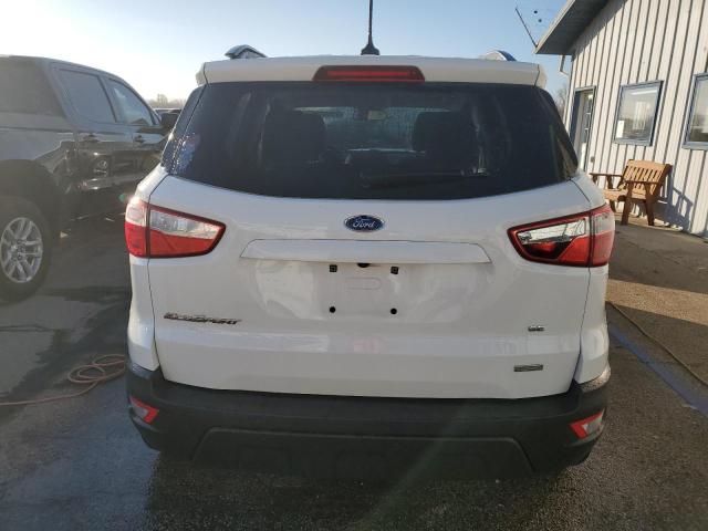 MAJ3P1TE0JC168930 - 2018 FORD ECOSPORT SE WHITE photo 6