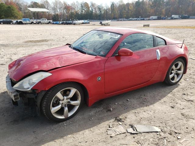 JN1AZ34D46M309905 - 2006 NISSAN 350Z COUPE RED photo 1