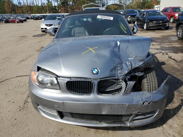 WBAUN1C54BVH83085 - 2011 BMW 128 I GRAY photo 11