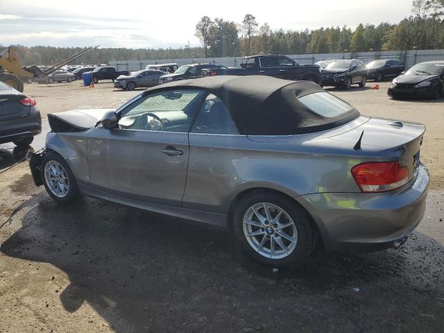 WBAUN1C54BVH83085 - 2011 BMW 128 I GRAY photo 2