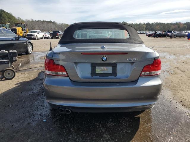 WBAUN1C54BVH83085 - 2011 BMW 128 I GRAY photo 6