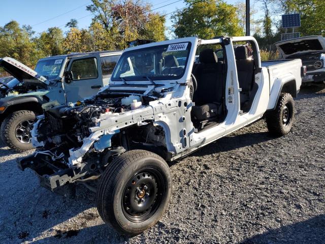 1C6HJTFG4PL550498 - 2023 JEEP GLADIATOR OVERLAND WHITE photo 1