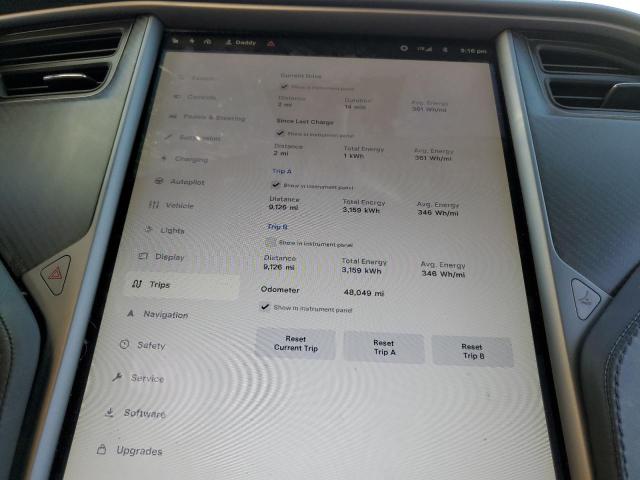 5YJSA1E25JF261097 - 2018 TESLA MODEL S Սև լուսանկար 9