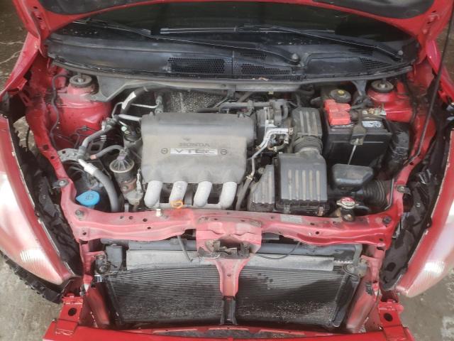 JHMGD38607S027242 - 2007 HONDA FIT S 红色 照片 11