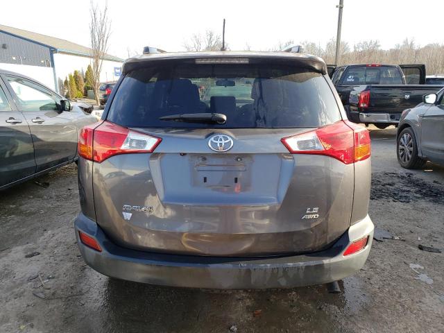 JTMBFREV8FJ034996 - 2015 TOYOTA RAV4 LE GRAY photo 6