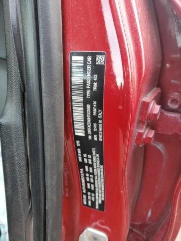 ZARFAEDN0H7533680 - 2017 ALFA ROMEO GIULIA Q4 წითელი ფოტო 13