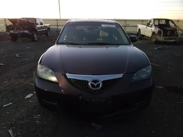 JM1BK32F081790895 - 2008 MAZDA 3 I PURPLE photo 5