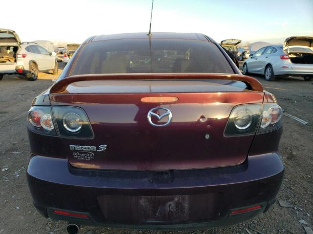 JM1BK32F081790895 - 2008 MAZDA 3 I PURPLE photo 6