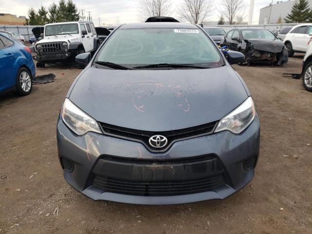 2T1BURHE7GC679797 - 2016 TOYOTA COROLLA L GRAY photo 5