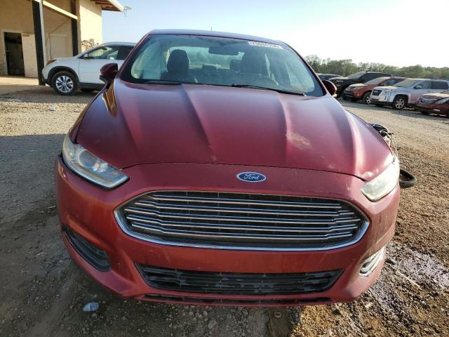 3FA6P0G78ER349820 - 2014 FORD FUSION S RED photo 5