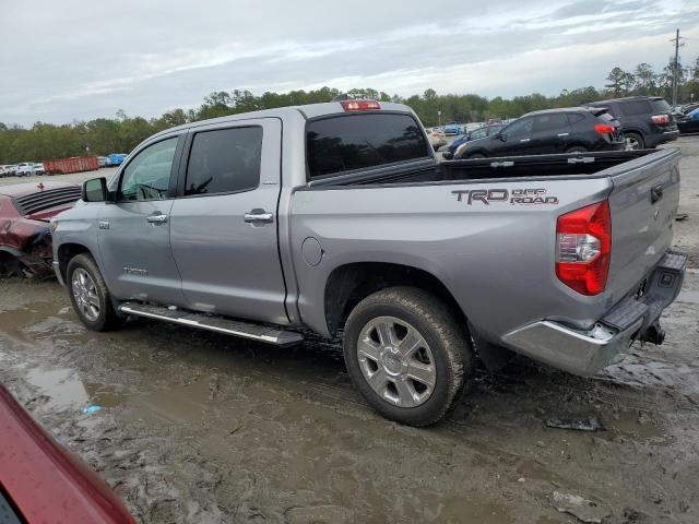 5TFFY5F19MX274262 - 2021 TOYOTA TUNDRA CREWMAX LIMITED SILVER photo 2