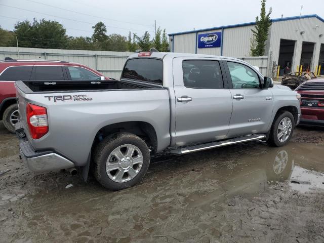 5TFFY5F19MX274262 - 2021 TOYOTA TUNDRA CREWMAX LIMITED SILVER photo 3