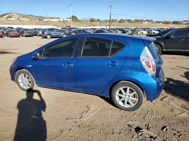 JTDKDTB39E1073231 - 2014 TOYOTA PRIUS C BLUE photo 2