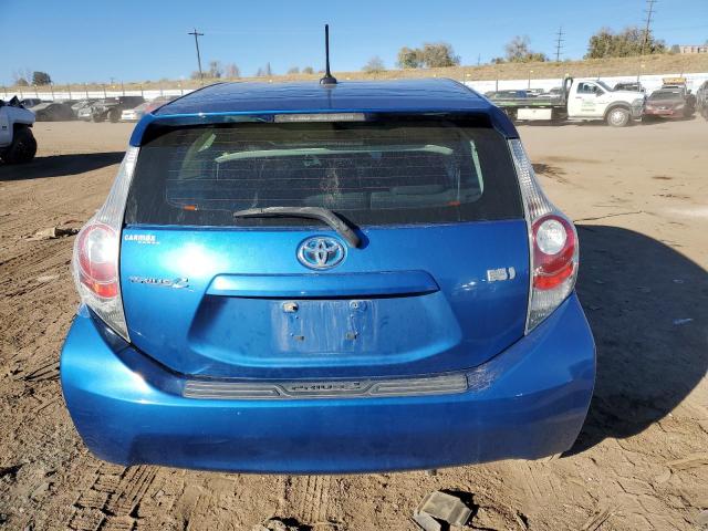 JTDKDTB39E1073231 - 2014 TOYOTA PRIUS C BLUE photo 6