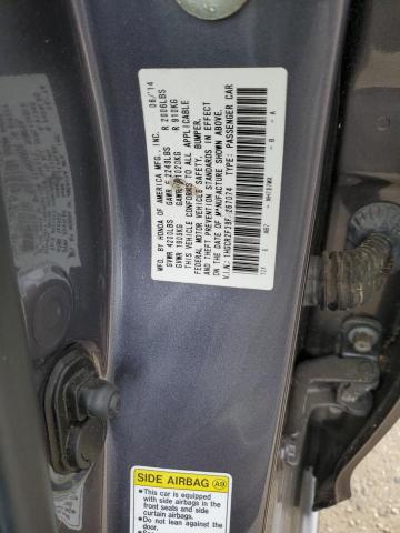 1HGCR2F39EA267074 - 2014 HONDA ACCORD LX GRAY photo 13