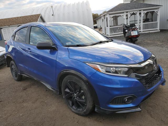 3CZRU6H17NM753597 - 2022 HONDA HR-V SPORT BLUE photo 4