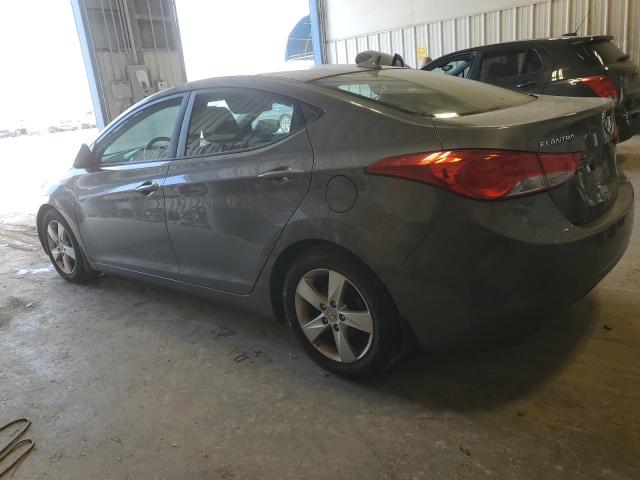 5NPDH4AE1DH232627 - 2013 HYUNDAI ELANTRA GLS GRAY photo 2