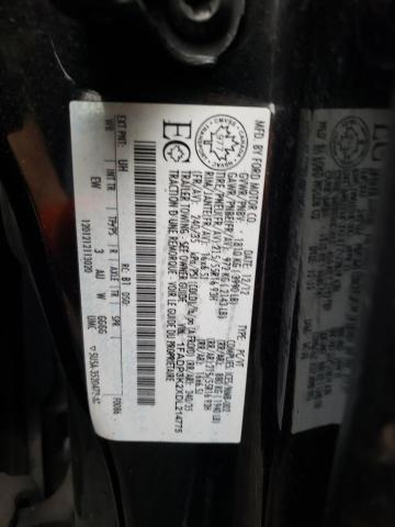 1FADP3K2XDL214775 - 2013 FORD FOCUS SE BLACK photo 12