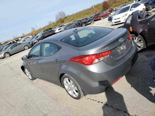 5NPDH4AE0DH215883 - 2013 HYUNDAI ELANTRA GLS SILVER photo 2