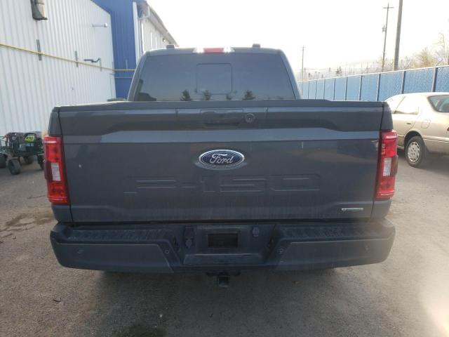 1FTEW1EP8MFD06270 - 2021 FORD F150 SUPERCREW GRAY photo 6