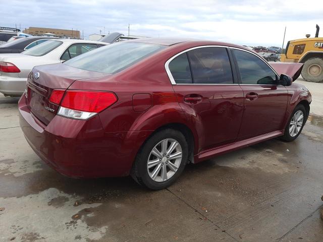 4S3BMCA64C3038495 - 2012 SUBARU LEGACY 2.5I BURGUNDY photo 3