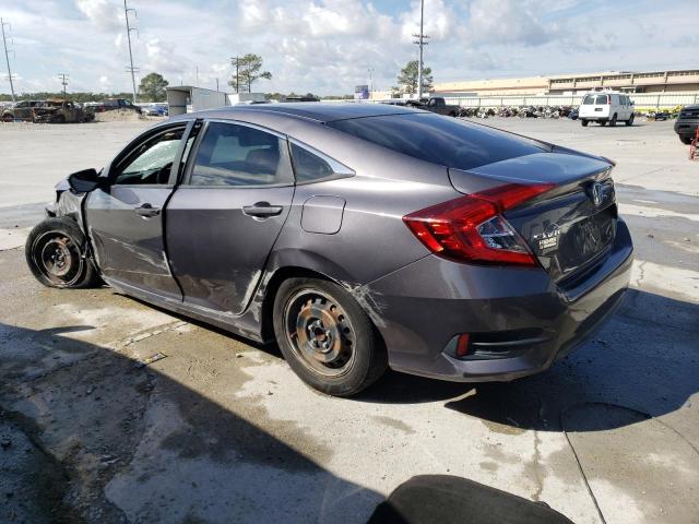 2HGFC2F55JH558666 - 2018 HONDA CIVIC LX GRAY photo 2