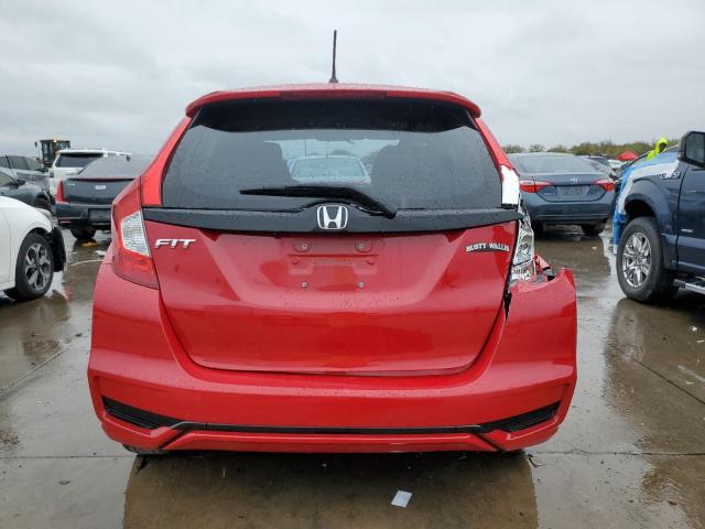 3HGGK5H43KM714574 - 2019 HONDA FIT LX RED photo 6