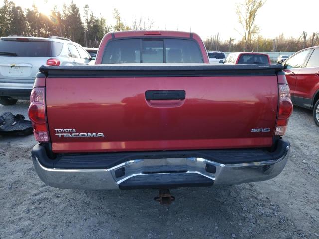 5TETX22N66Z224623 - 2006 TOYOTA TACOMA ACCESS CAB წითელი ფოტო 6