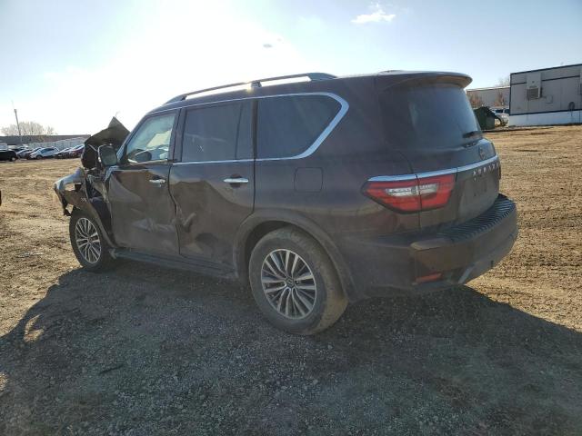 JN8AY2BB5N9814479 - 2022 NISSAN ARMADA SL BROWN photo 2