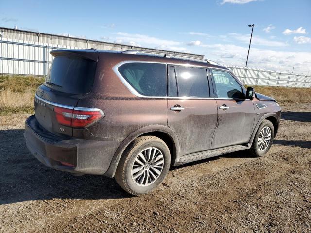 JN8AY2BB5N9814479 - 2022 NISSAN ARMADA SL BROWN photo 3