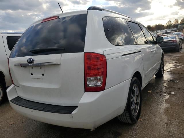 KNDMG4C77E6577609 - 2014 KIA SEDONA LX WHITE photo 3