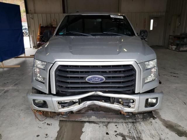 1FTFW1EG8FFC74704 - 2015 FORD F150 SUPERCREW SILVER photo 5