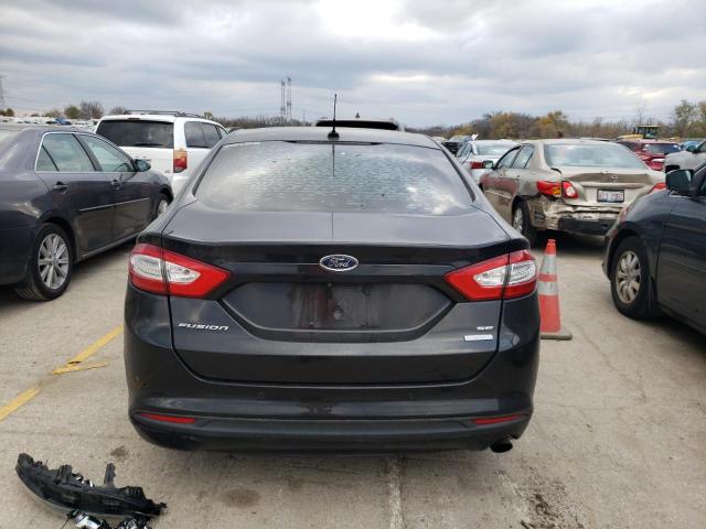 3FA6P0HD9ER289664 - 2014 FORD FUSION SE BLACK photo 6